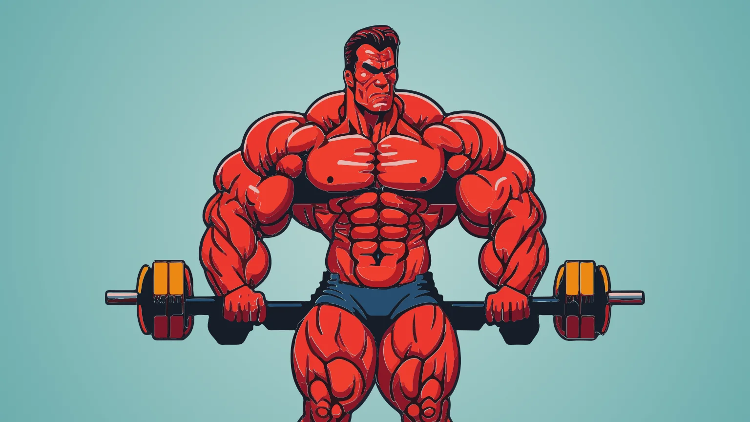 Illustration of Arnold Schwarzenegger