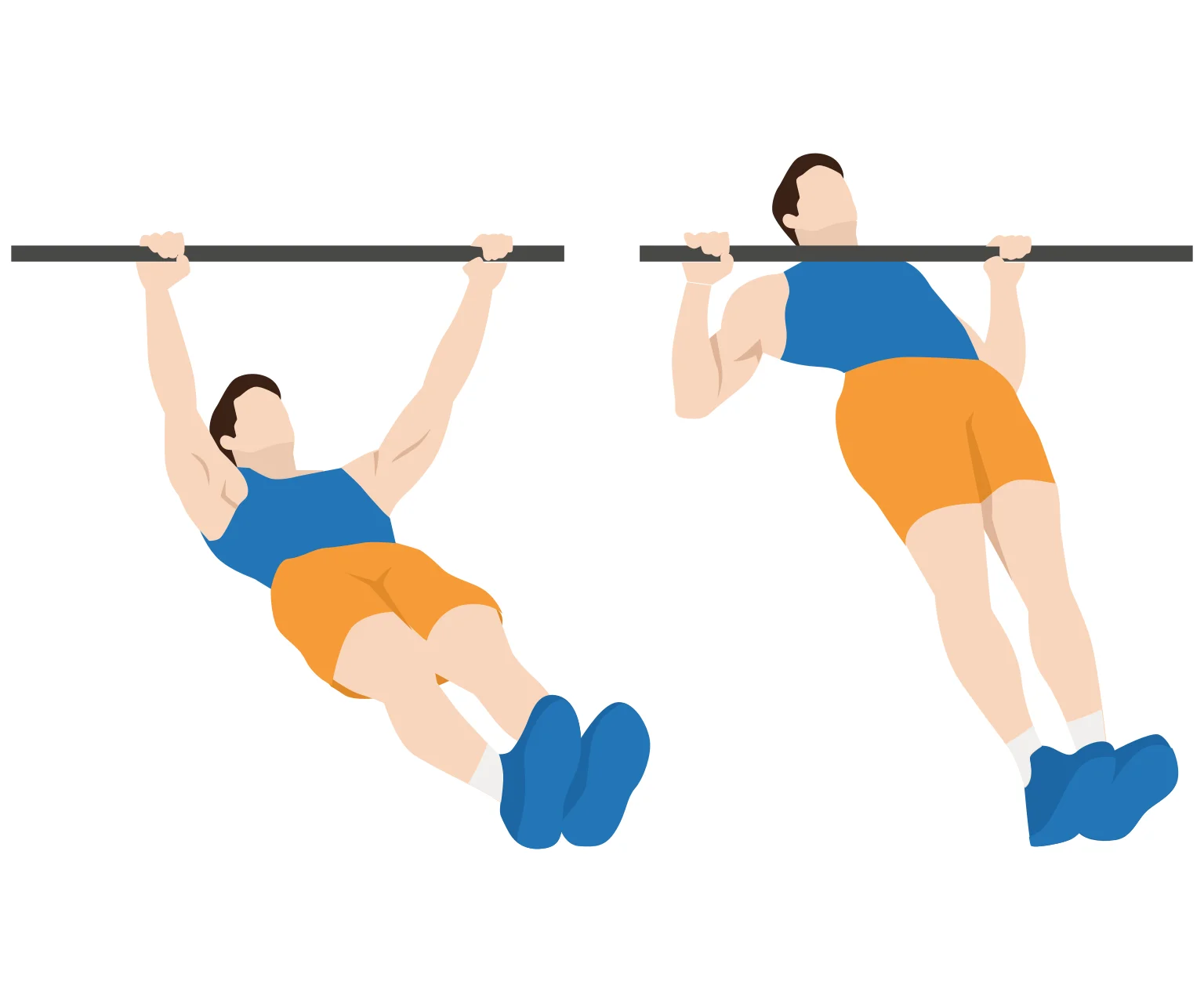 illustration - How to do an inverted row