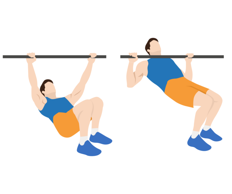 Inverted Rows Overhand How to Do an Inverted Row (6 Variations) - Illustrated Guide - Gym Geek