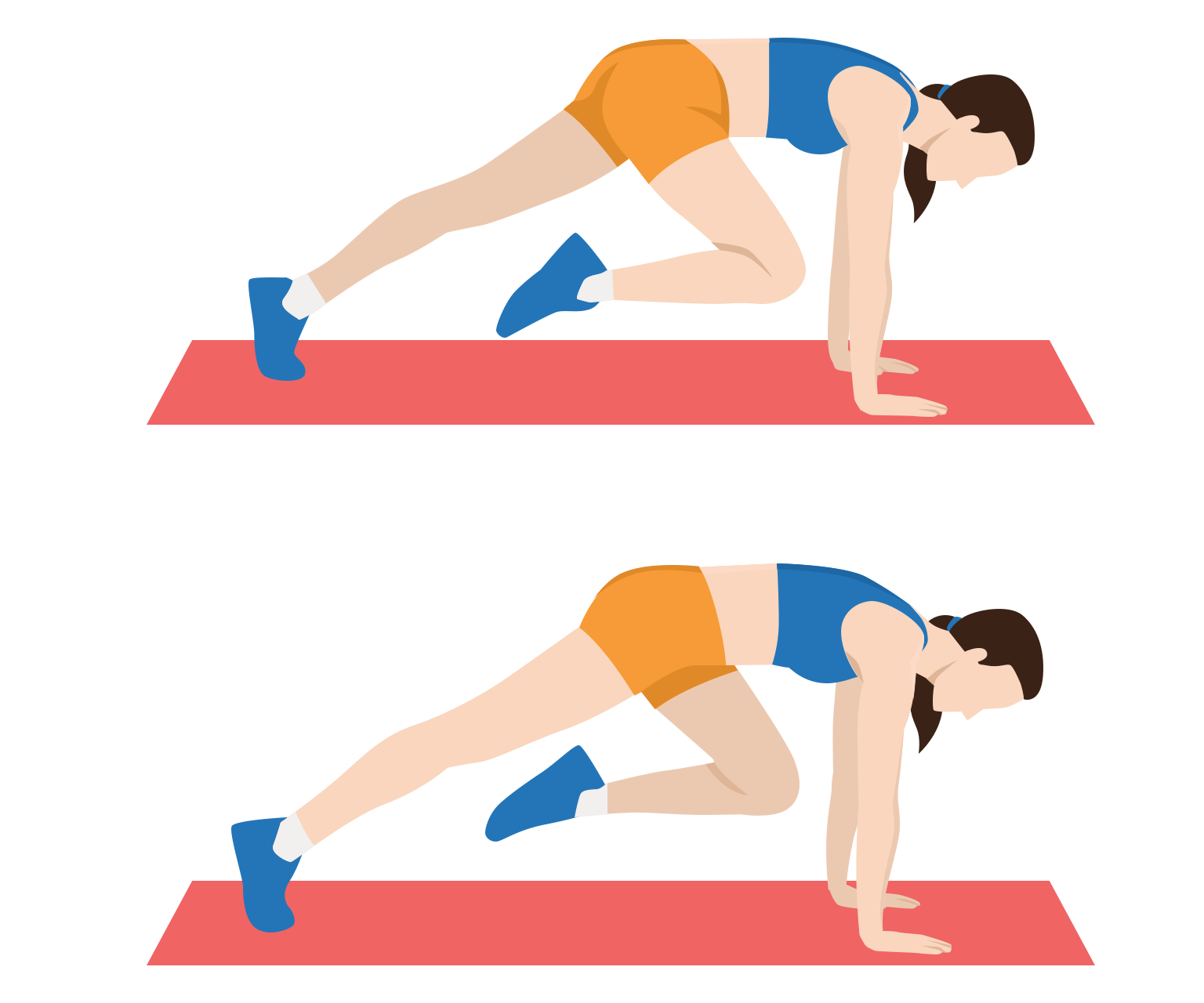 diagram - How to do Mountain Climbers