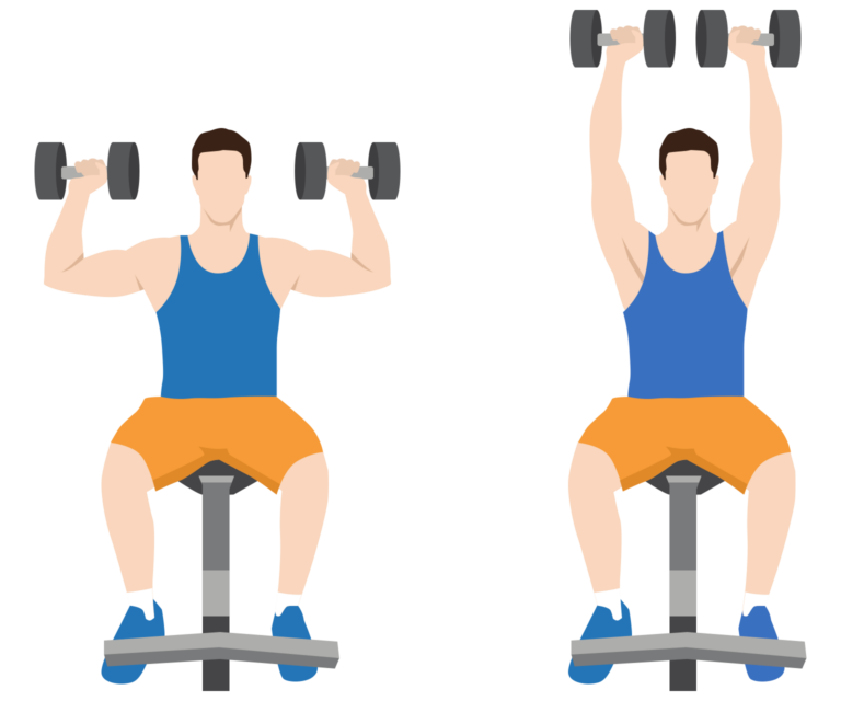 How to Do a Shoulder Press (5 Variations) - Illustrated Guide - Gym Geek