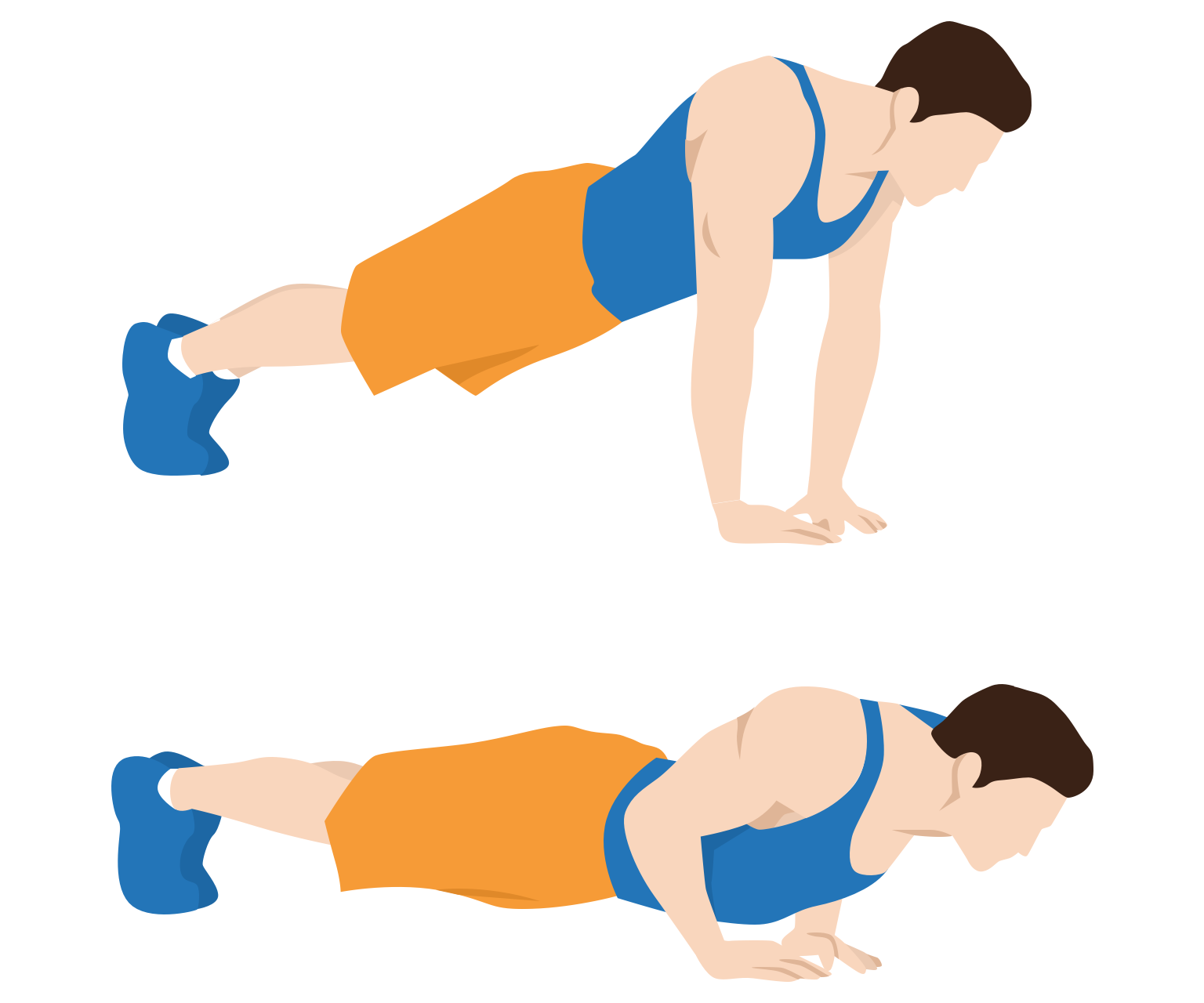 illustration - How to do diamond push-ups