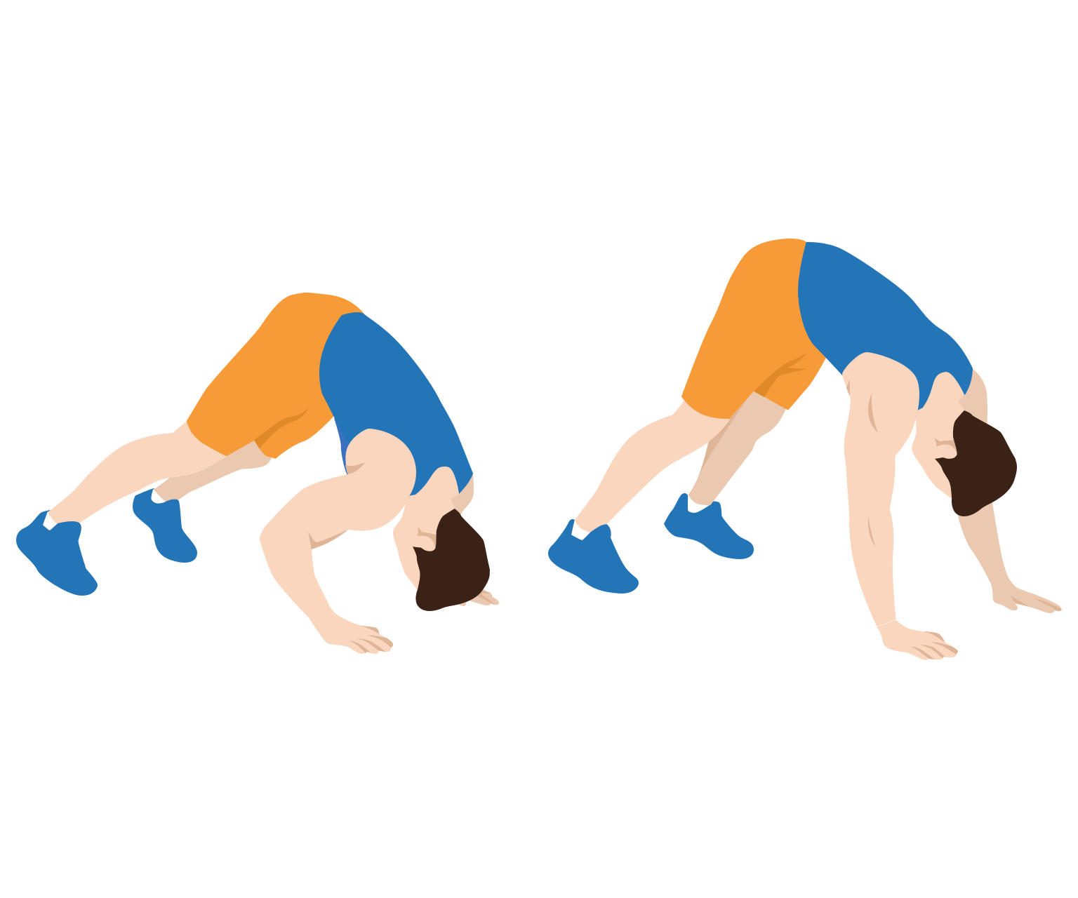 illustration - How to do dive bomber push-ups