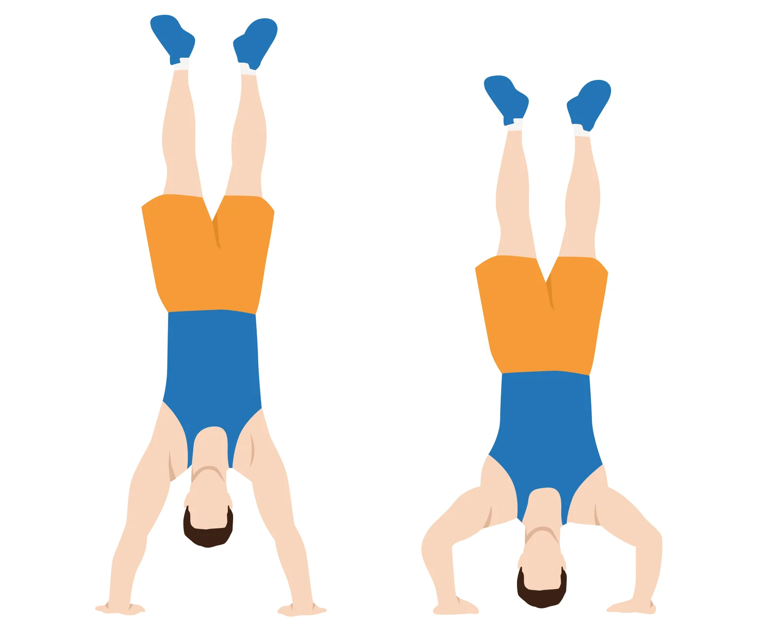 illustration - How to do handstand push-ups
